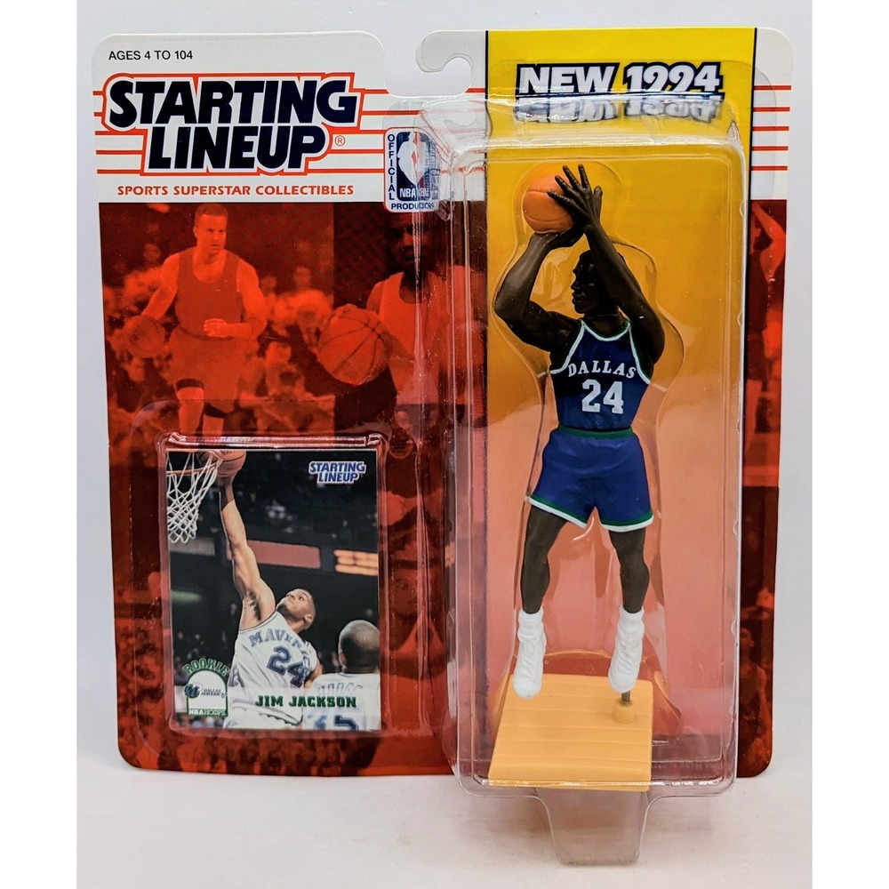 1994 Starting Lineup #24 Jim Jackson Dallas Mavericks Figure